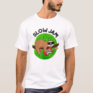 Slow Jam Funny Music Animal Puff T-Shirt