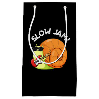Slow Jam Funny Music Snail Puff Dark BG Kleine Geschenktüte