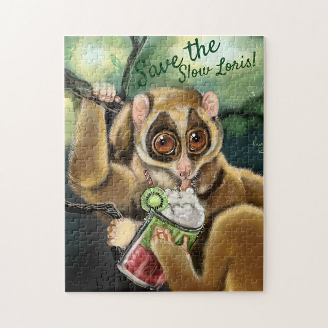 Slow Loris Smoothie Puzzle (Vertikal)