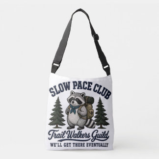 Slow Pace Club Waschbär Camping Design Tragetaschen Mit Langen Trägern