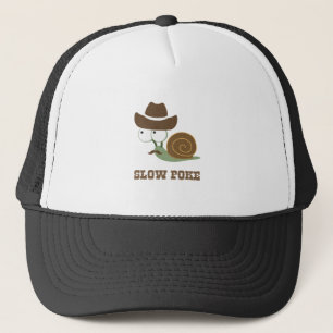 Slow Poke! - Cowboy-Schnecke Truckerkappe