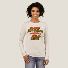 Slow Progress Is Still Progress Turtle Motivation Tri-Blend Shirt