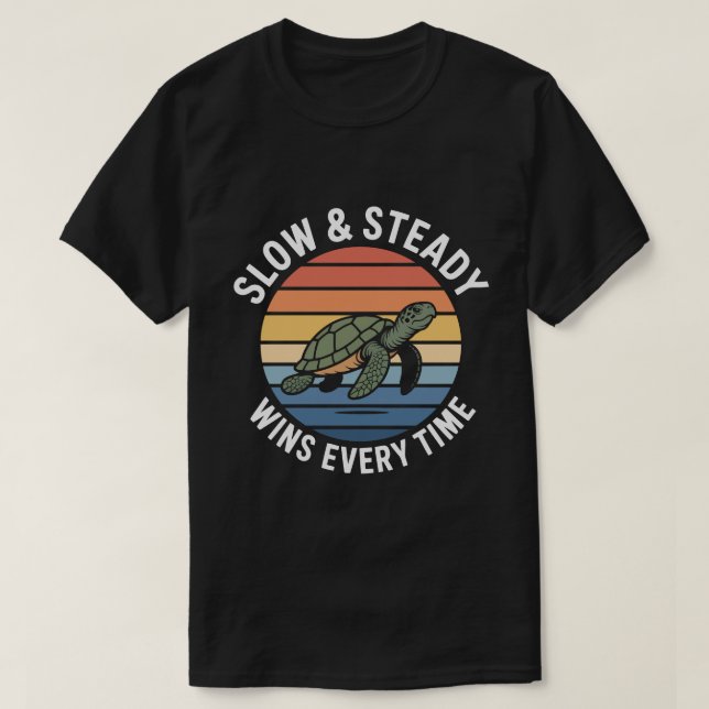 Slow & Steady Tee (Design vorne)