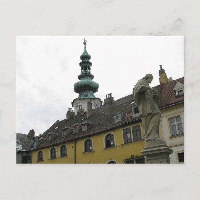 Slowakei - Bratislava - Uhren Postkarte (Vorderseite)