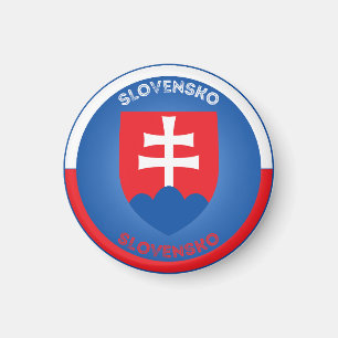 Slowakei-Erbe-Emblem Magnet