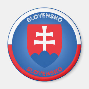 Slowakei-Erbe-Emblem Magnet
