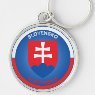 Slowakei-Erbe-Emblem Schlüsselanhänger