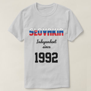 Slowakei Feier zur Unabhängigkeit der Flaggen T-Shirt