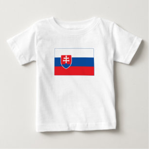 Slowakei-Flagge Baby T-shirt