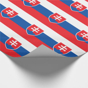 Slowakei-Flagge Geschenkpapier
