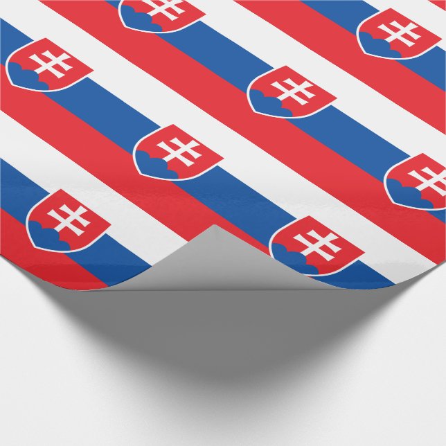 Slowakei-Flagge Geschenkpapier (Ecke)