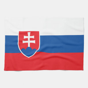 Slowakei-Flagge Geschirrtuch