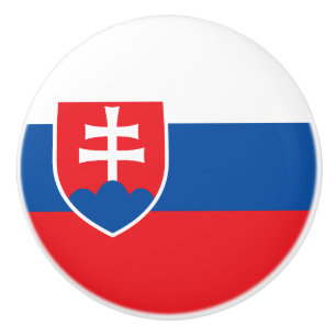 Slowakei-Flagge Keramikknauf