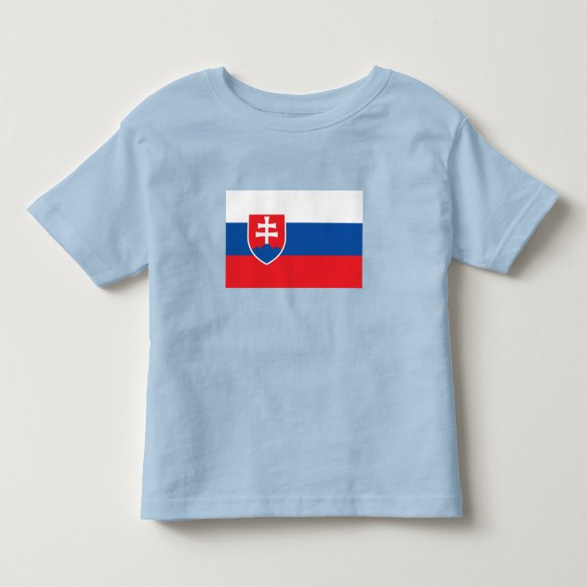 Slowakei-Flagge Kleinkind T-shirt (Vorderseite)