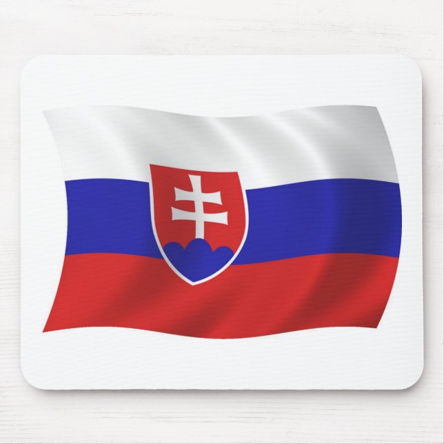 Slowakei-Flagge-Mauspad Mousepad (Vorne)