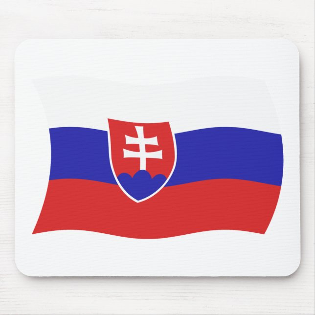 Slowakei-Flagge-Mauspad Mousepad (Vorne)