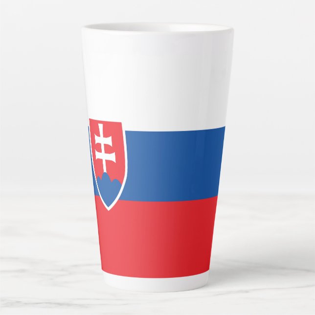 Slowakei-Flagge Milchtasse (Vorderseite)