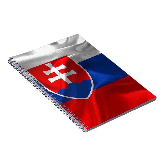 Slowakei-Flagge Notizblock (Rechte Seite)