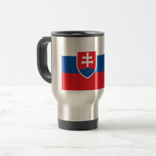 Slowakei-Flagge Reisebecher