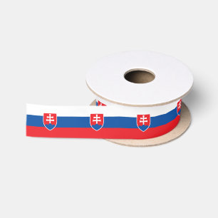 Slowakei-Flagge Satinband