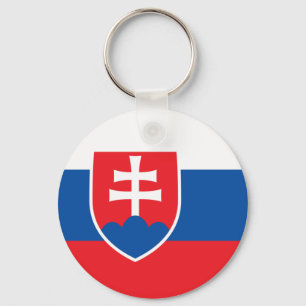 Slowakei-Flagge Schlüsselanhänger