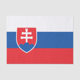 Slowakei-Flagge Seidenpapier