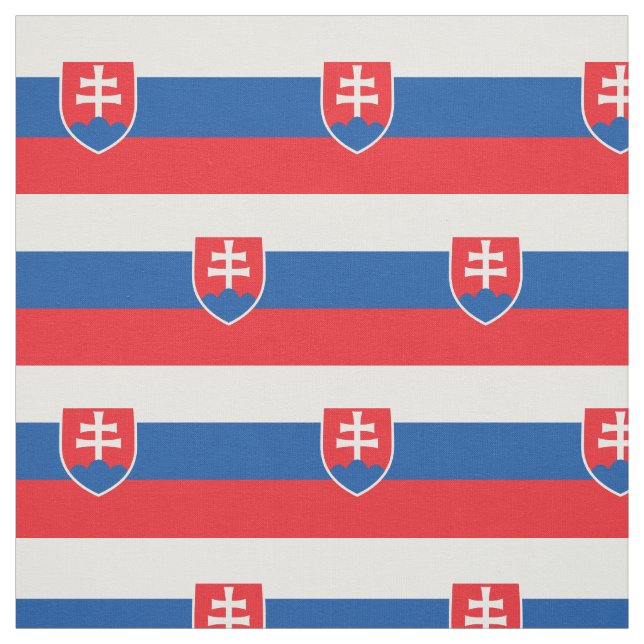 Slowakei-Flagge Stoff (Muster)