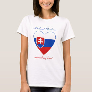 Slowakei-Flagge Sweetheart T-Shirt