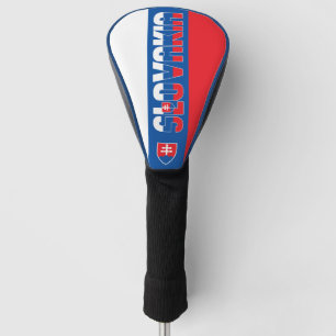 Slowakei-Flagge Wunderschön Patriotisch Golf Headcover