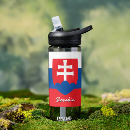 Slowakei-Flasche, patriotische slowakische Flagge Trinkflasche