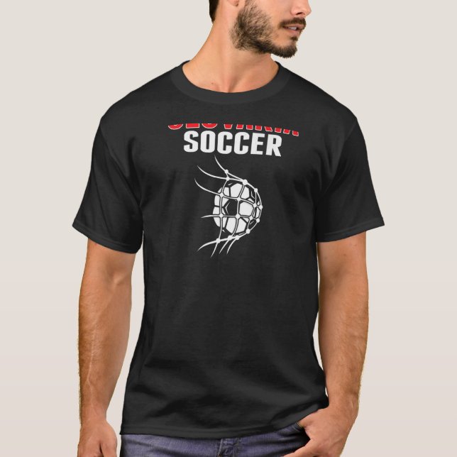 Slowakei Fußball-Ball im slowakischen Nettofußball T-Shirt (Vorderseite)