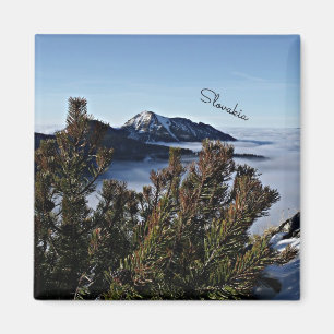 Slowakei im Winter Magnet
