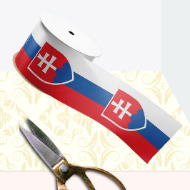 Slowakei, Lissabon, Trikolor, Emblem, Slowakei, Fl Satinband