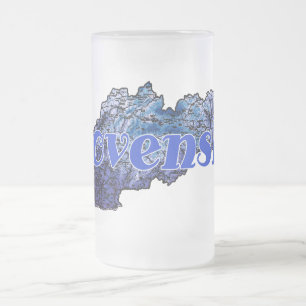 Slowakei Mattglas Bierglas