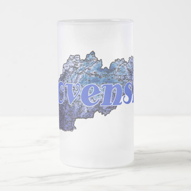 Slowakei Mattglas Bierglas (Mittel)