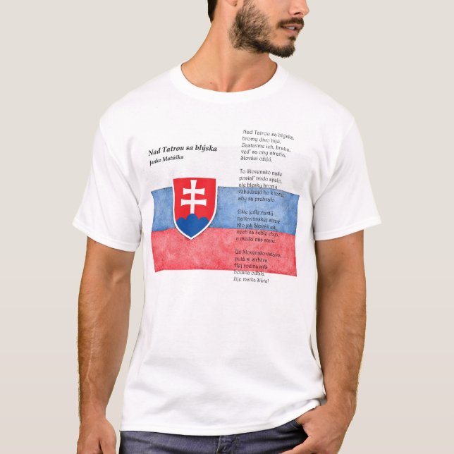 Slowakei - Nad Tatrou sa blýska T-Shirt (Vorderseite)