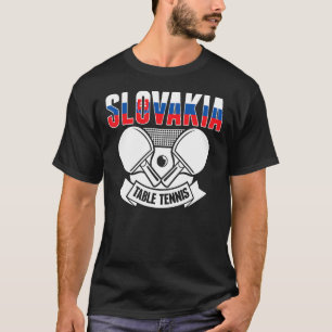 Slowakei Ping Pong Slowakisches Tischtennis Team S T-Shirt