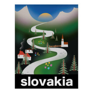 Slowakei-Reiseposter Poster