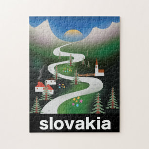 Slowakei-Reiseposter Puzzle