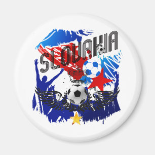 Slowakei-Schmutzfußball-Feiergeschenke Magnet