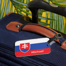 Slowakei Slowakische Flagge Emblem Europa