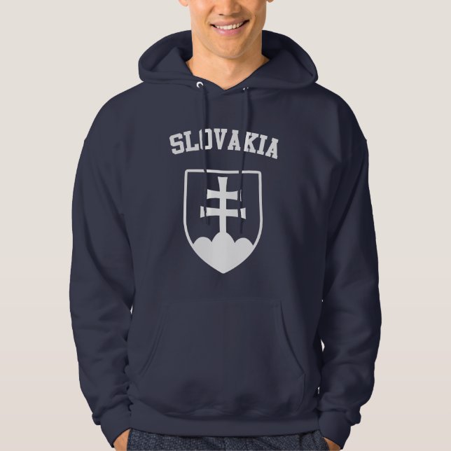 Slowakei-Wappen Hoodie (Vorderseite)