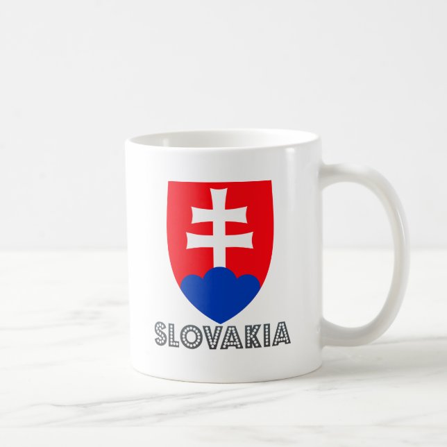 Slowakei-Wappen Kaffeetasse (Rechts)