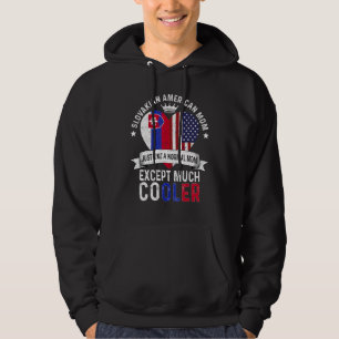 Slowakische amerikanische Mutter Muttertag Mama Sl Hoodie