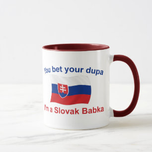 Slowakische Babka-Wette Ihr Dupa Tasse