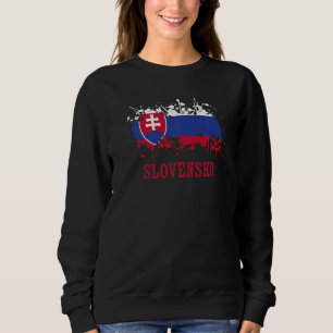 Slowakische Enthusiasten für Slovensko und die Slo Sweatshirt