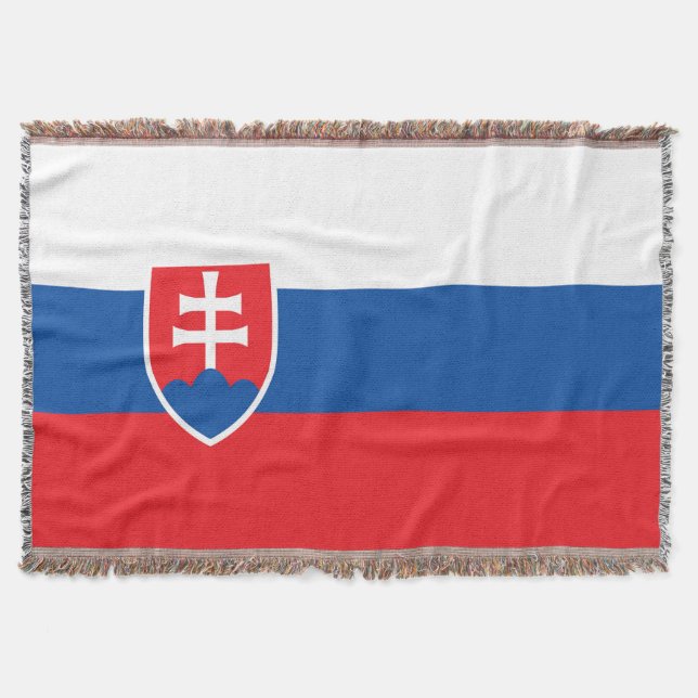 Slowakische Flagge Decke (Vorderseite)