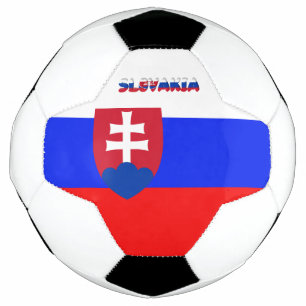 Slowakische Flagge Fußball