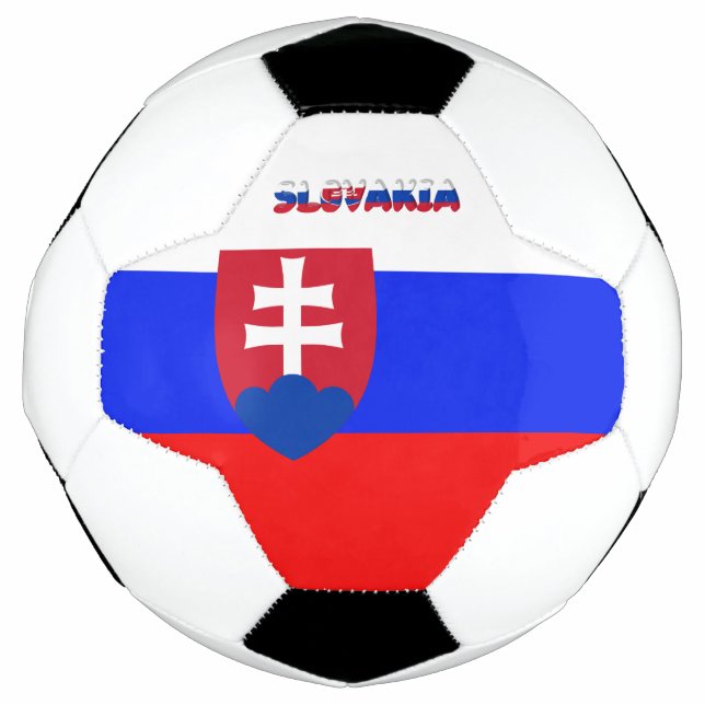 Slowakische Flagge Fußball (Vorderseite)