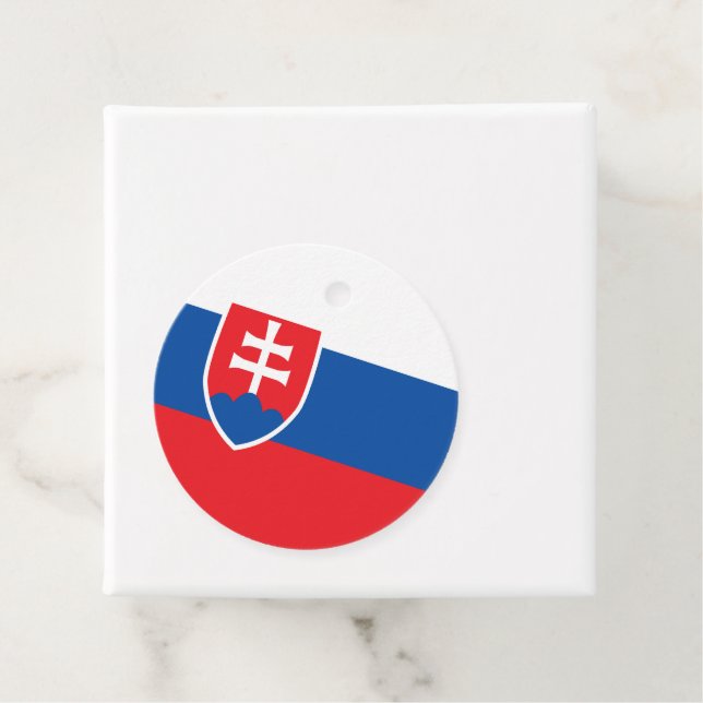 Slowakische Flagge Geschenkanhänger (Beispiel)
